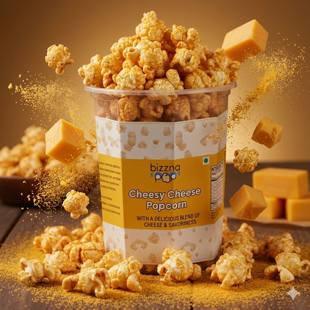 Cheesy Cheese Popcorn