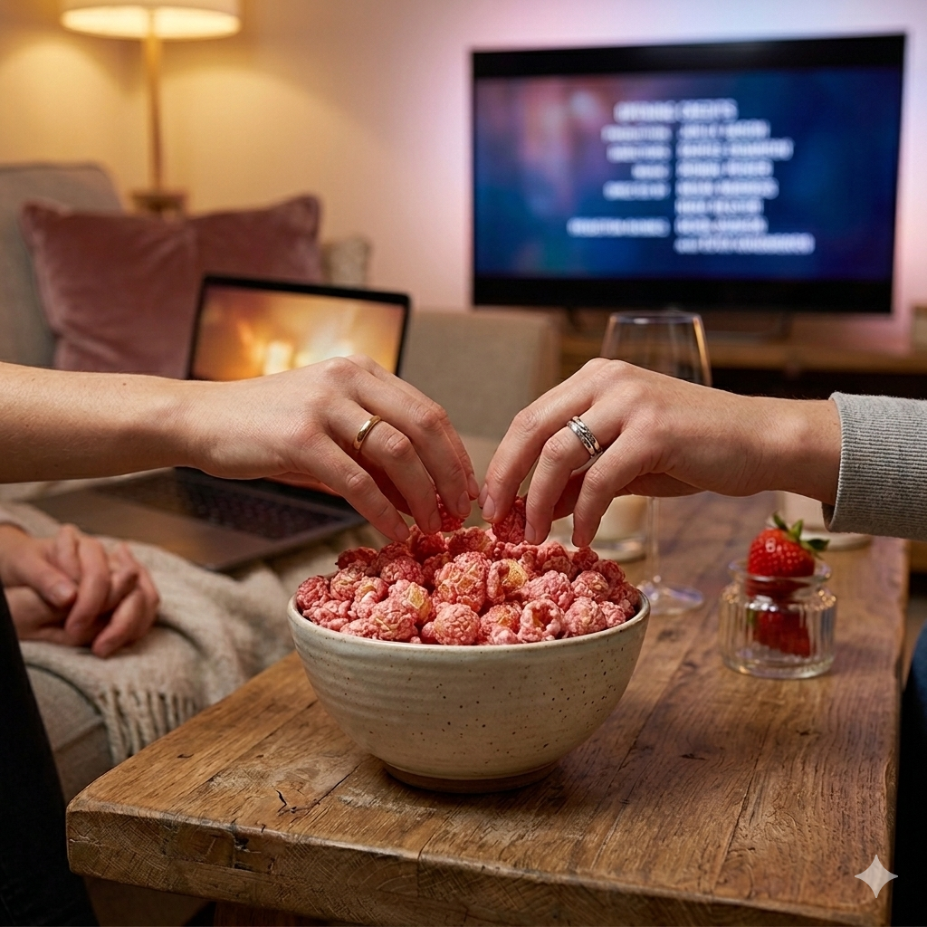 Sweet Strawberry Popcorn