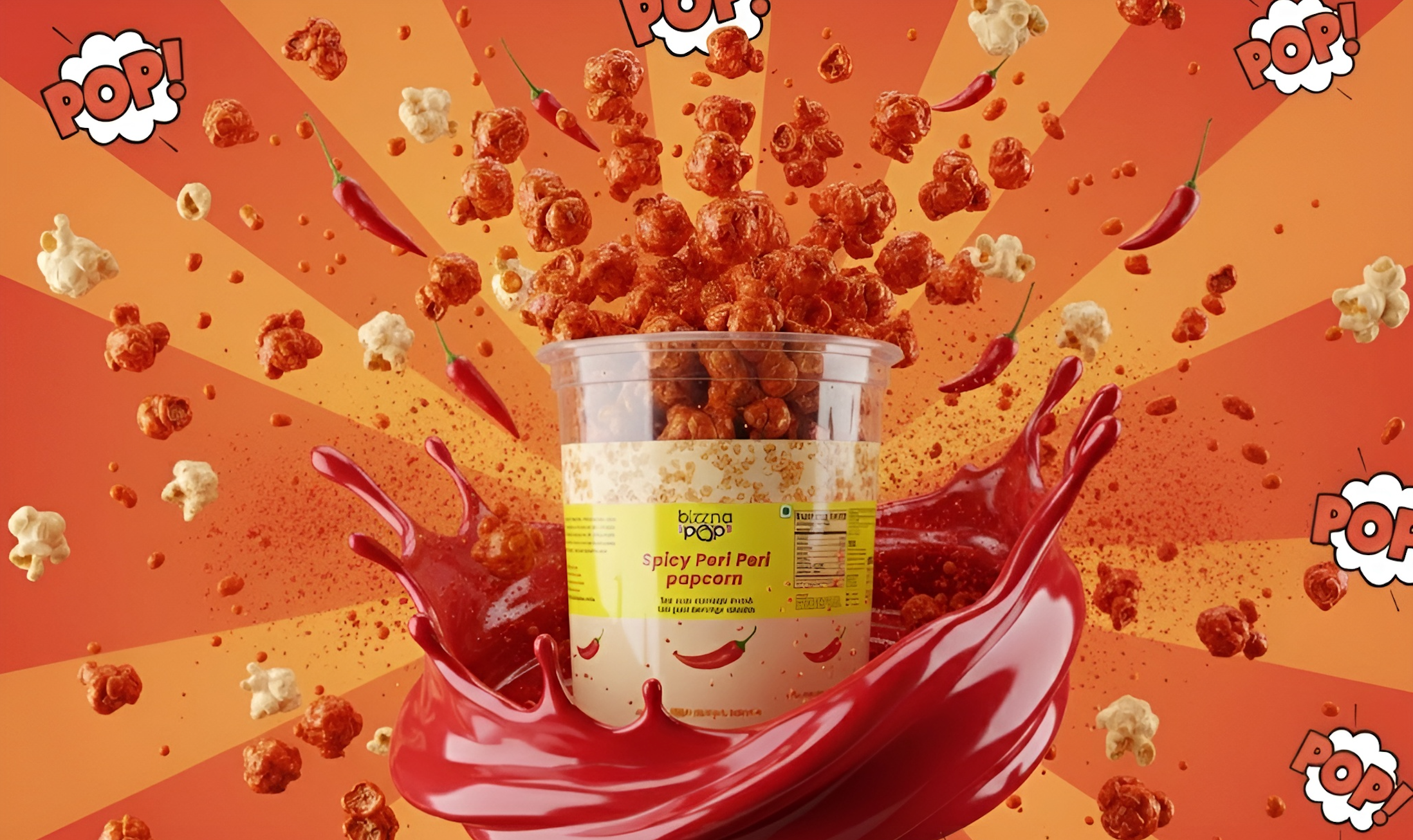 Spicy Peri Peri Popcorn