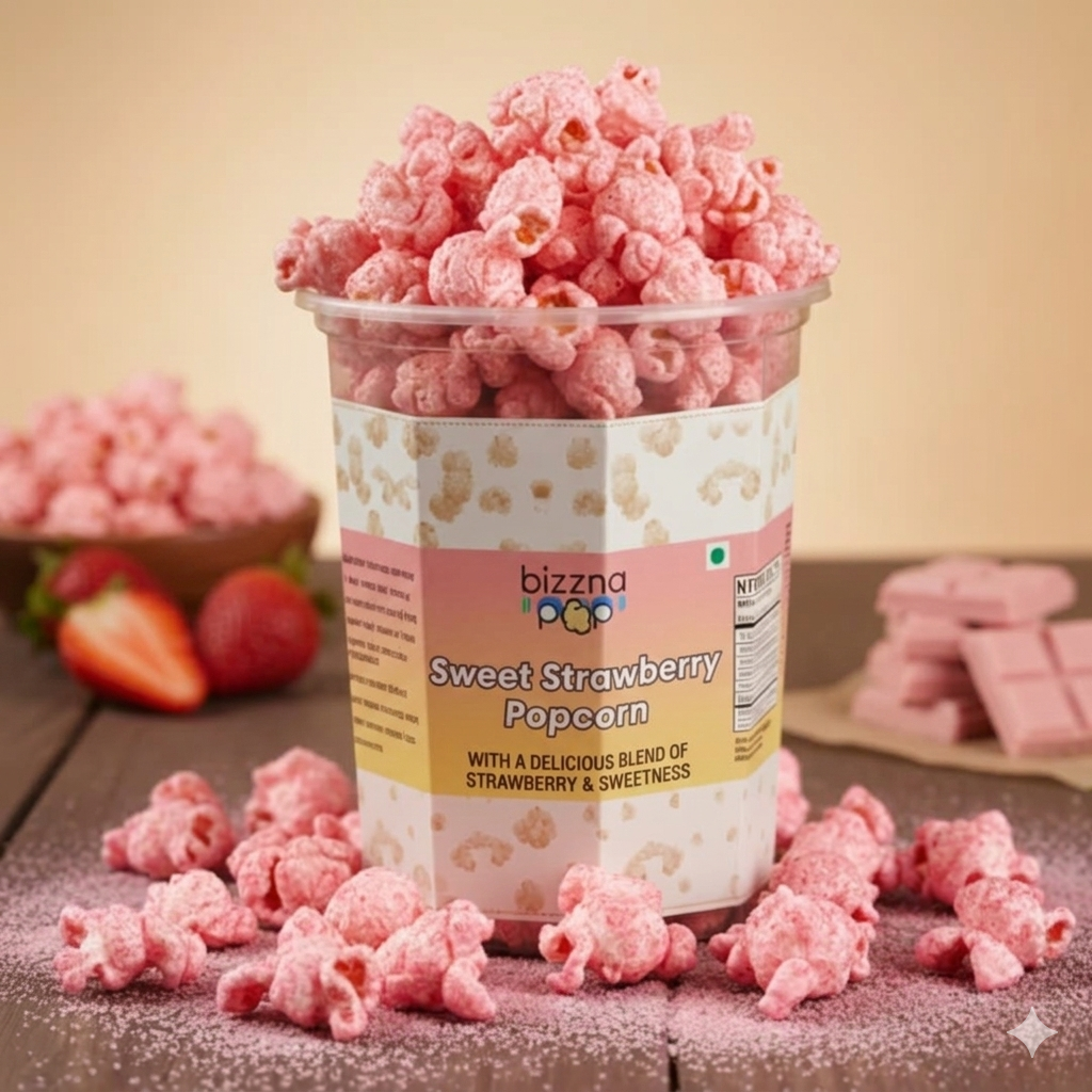 Sweet Strawberry Popcorn